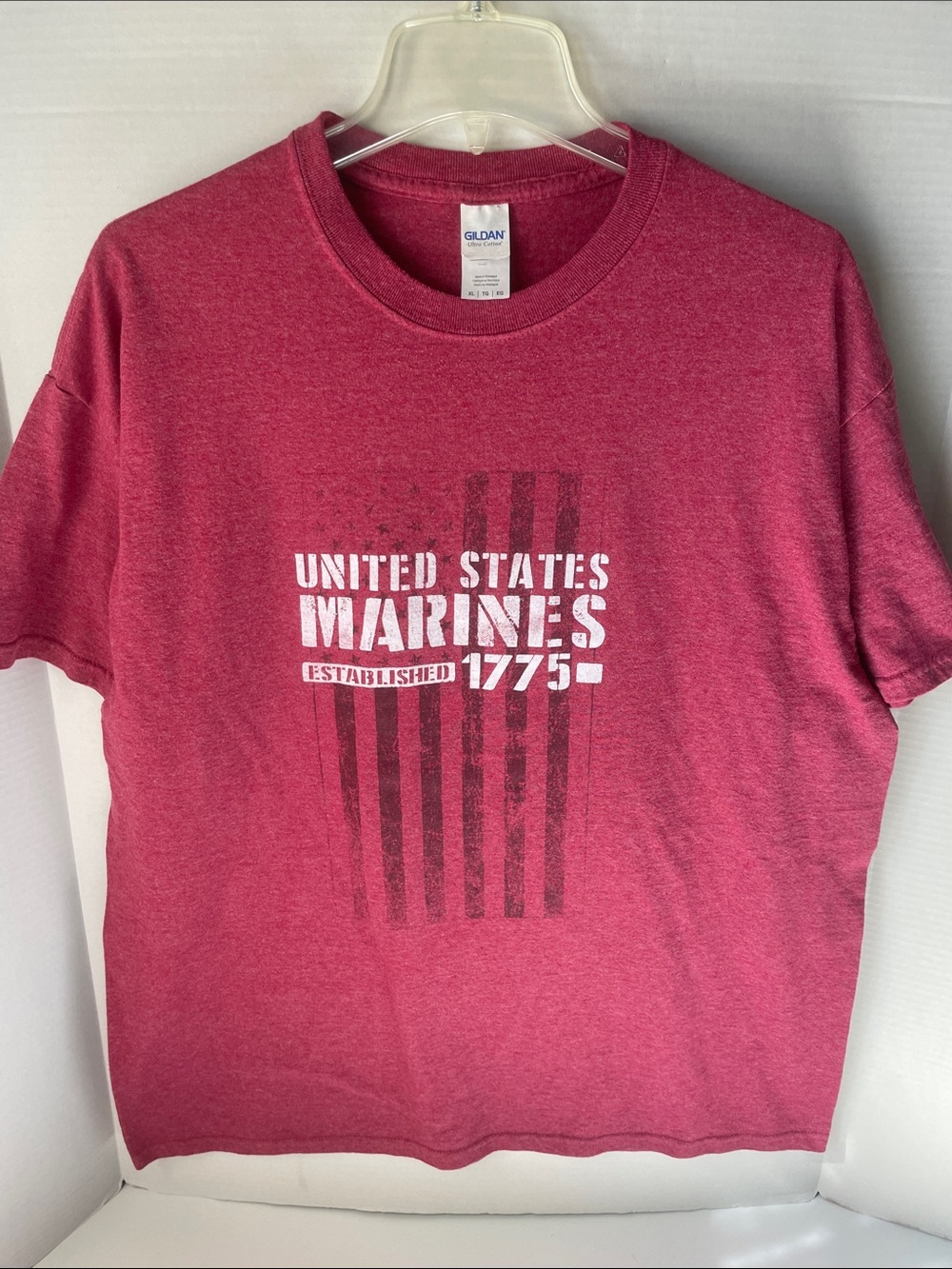 Gildan Women's Size XL Tee Shirt USMC Marines Short Sleeve
